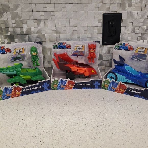 PJMASKS Other - PJMASKS Bundle Owl Glider Gekko-Mobile Cat-Car